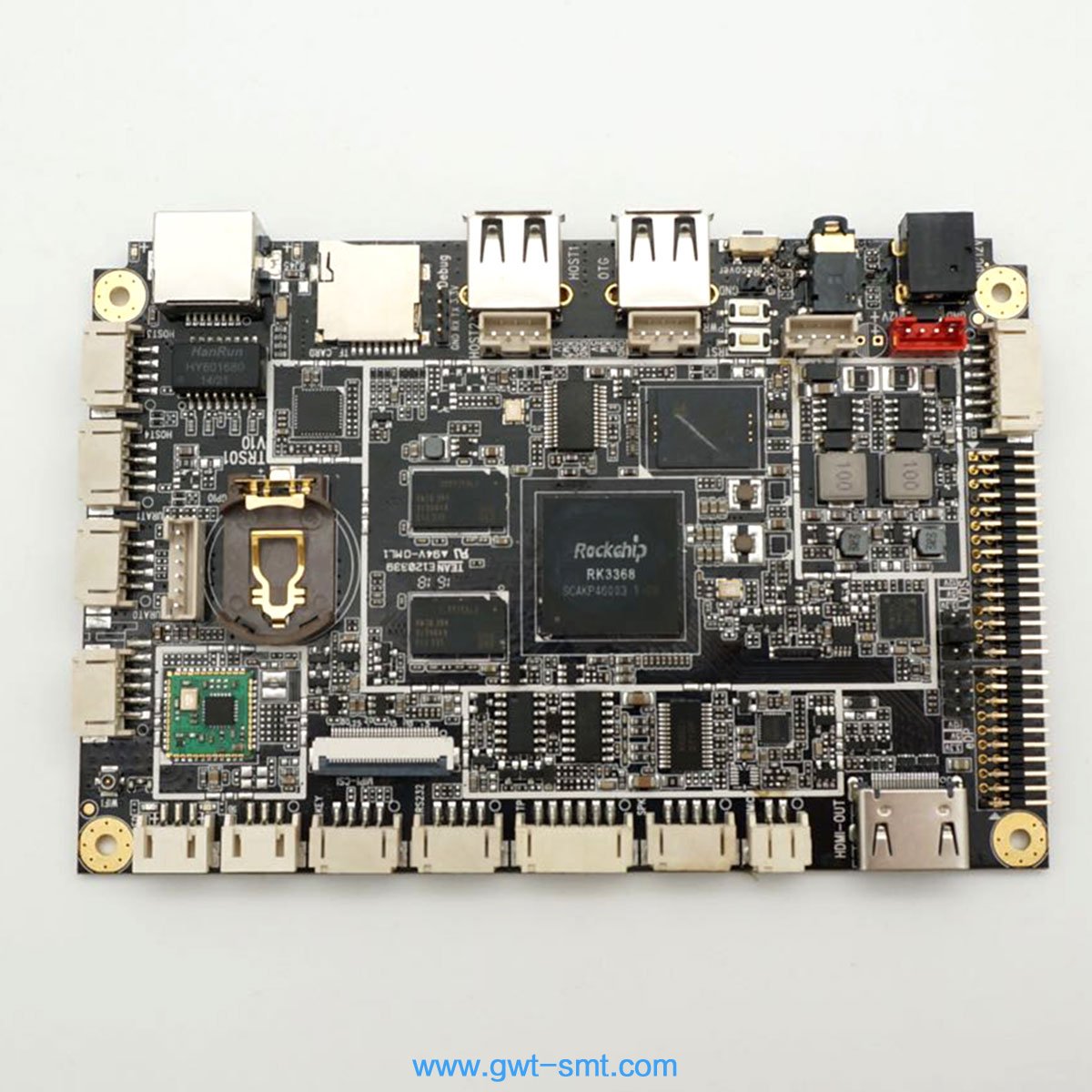 RK3368-smt貼片加工，礦機主板smt加工，DIP插件后焊